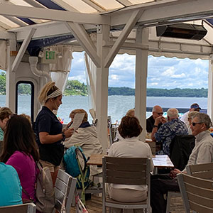 The Canopies at PIER290 give a beautiful view of Lake Geneva
